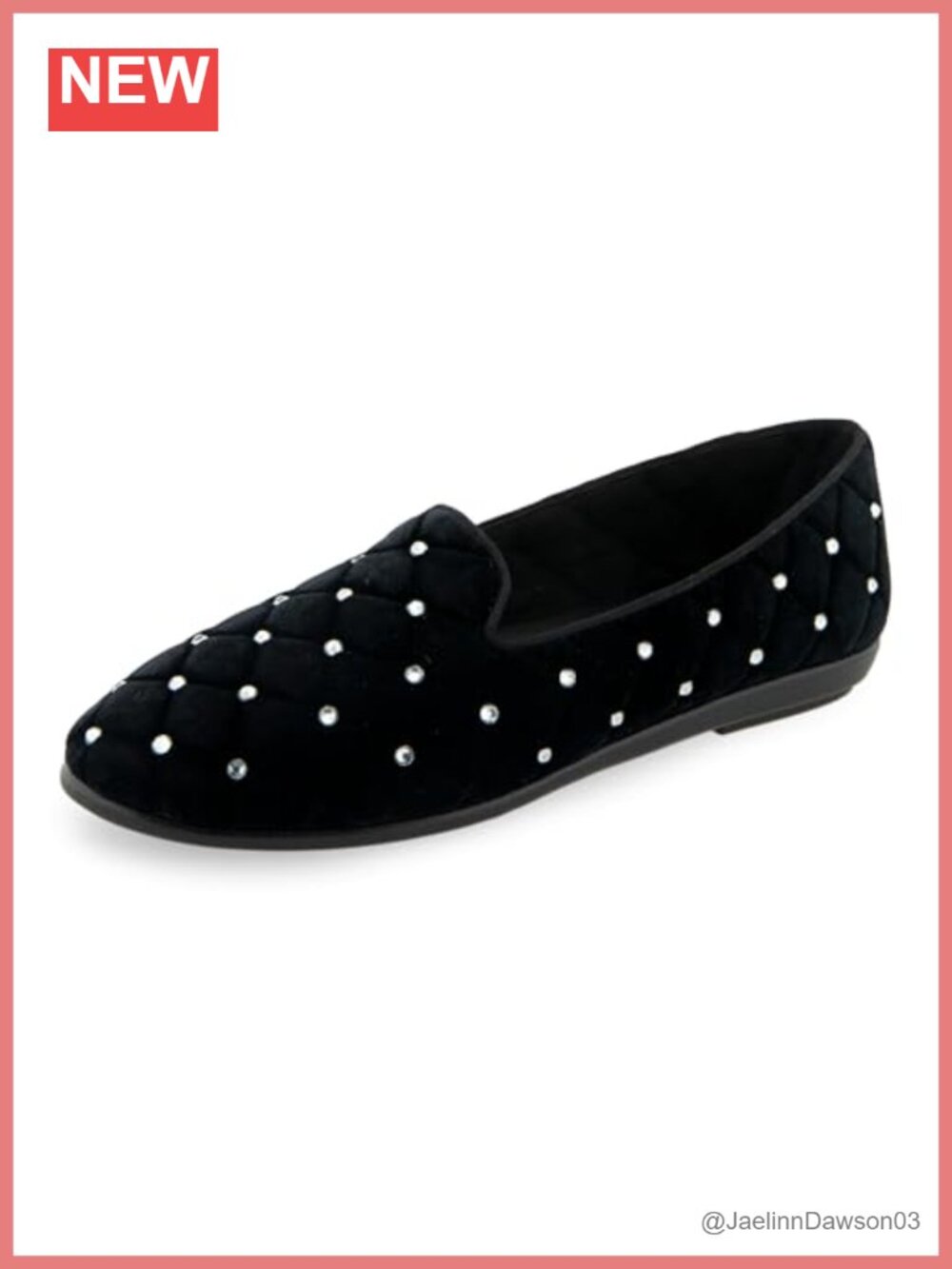 Quilted Loafer with Ortholite Insole Low Flat Heel